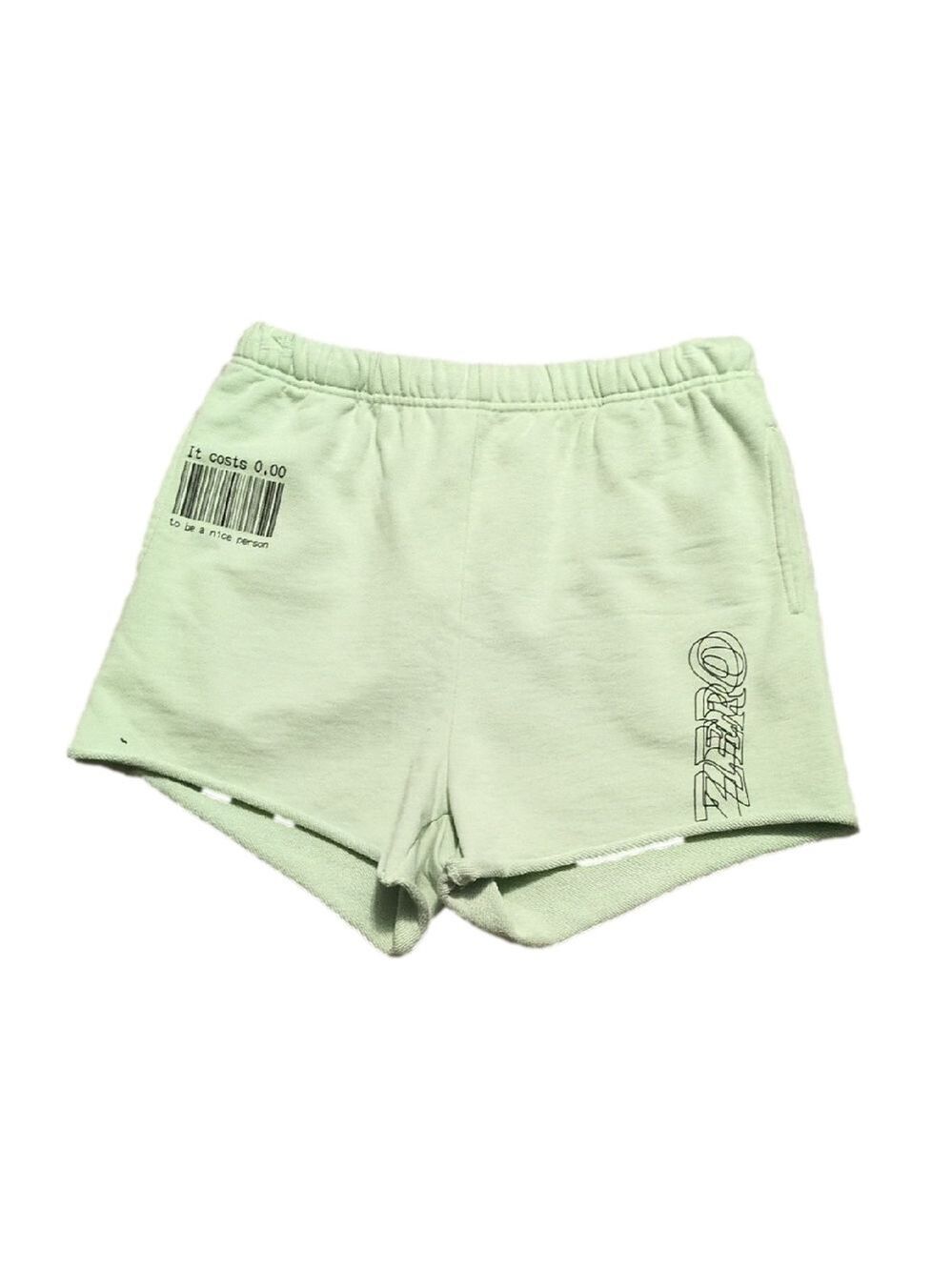 The Mayfair Group It Cost Zero Dollars To Be Nice Terry Sweat Shorts  Size S/M